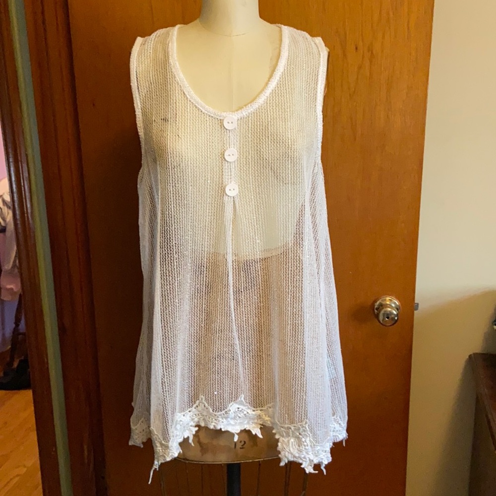 Tunic or swimsuit coverup